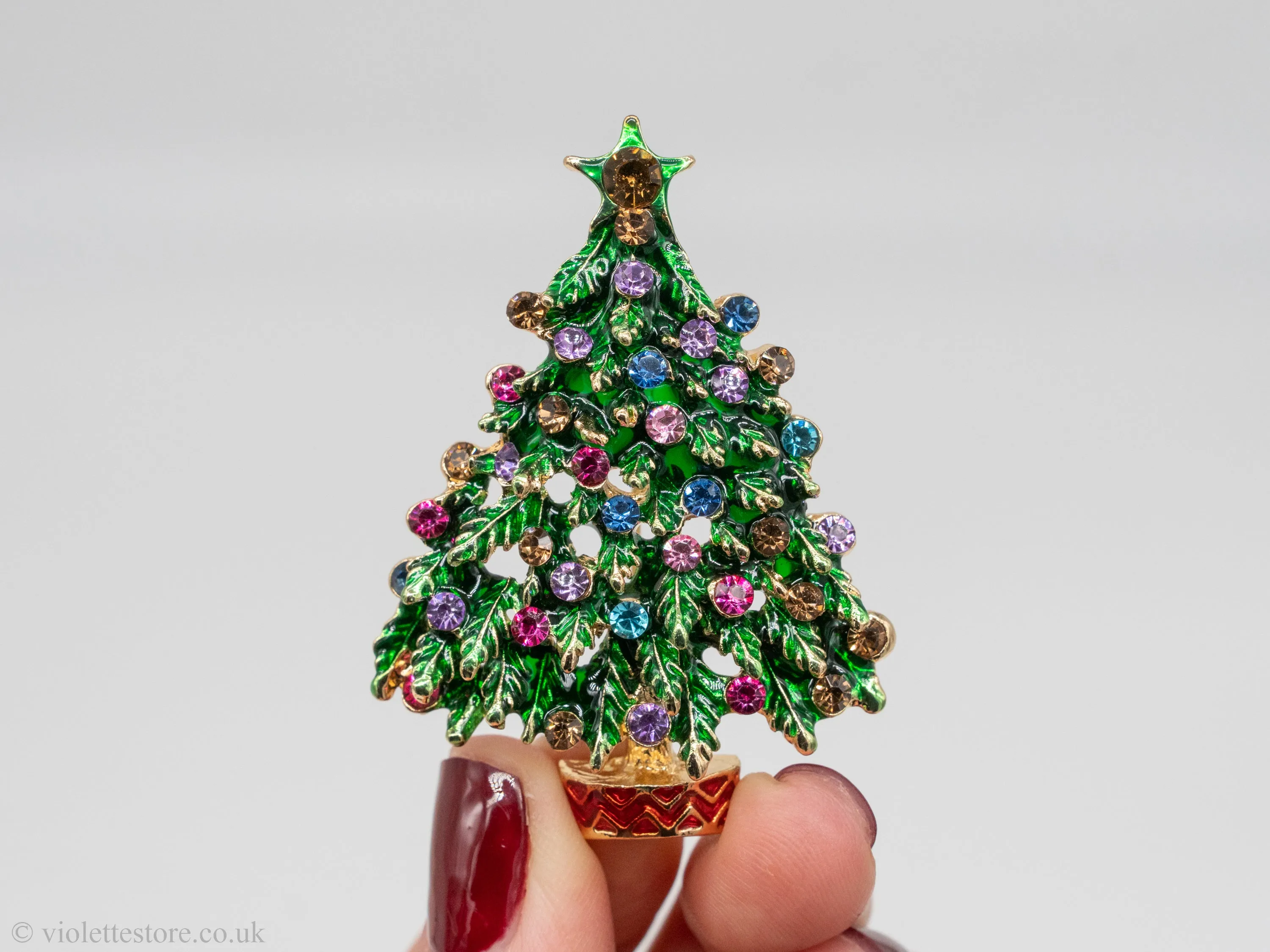Christmas Tree Brooch