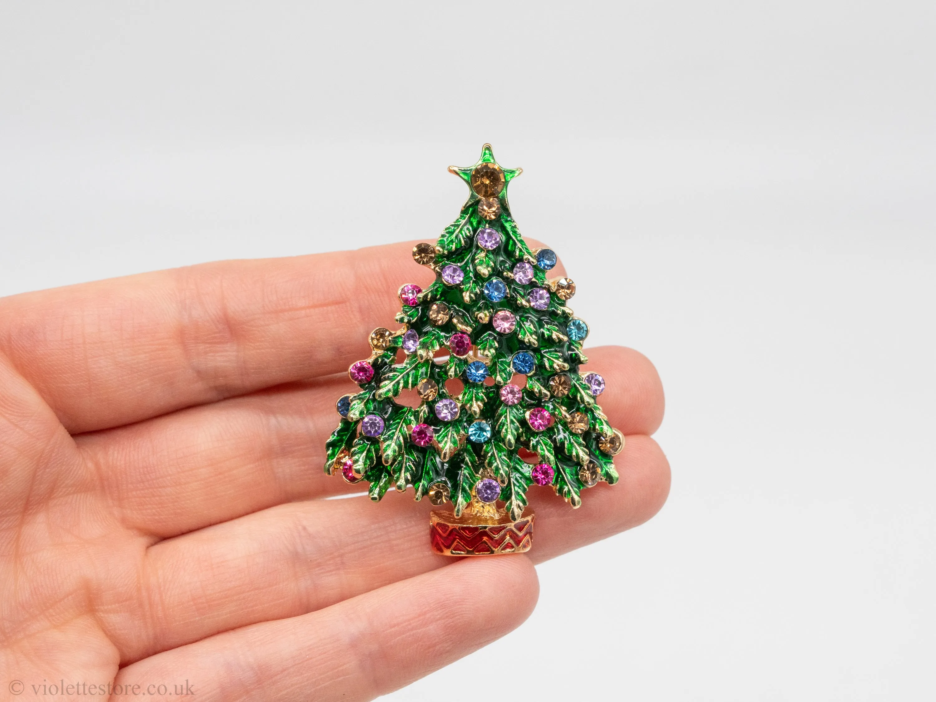Christmas Tree Brooch