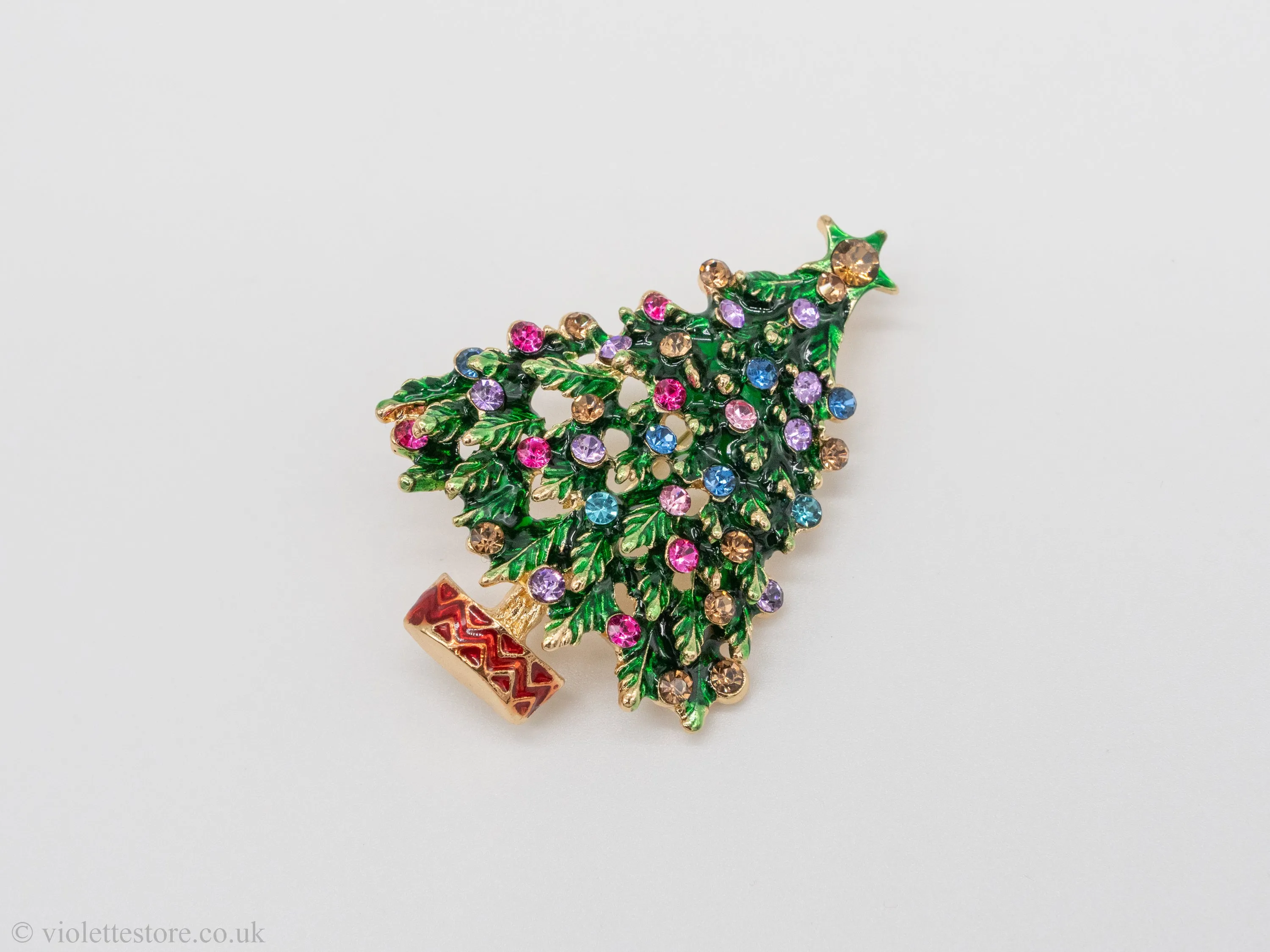 Christmas Tree Brooch