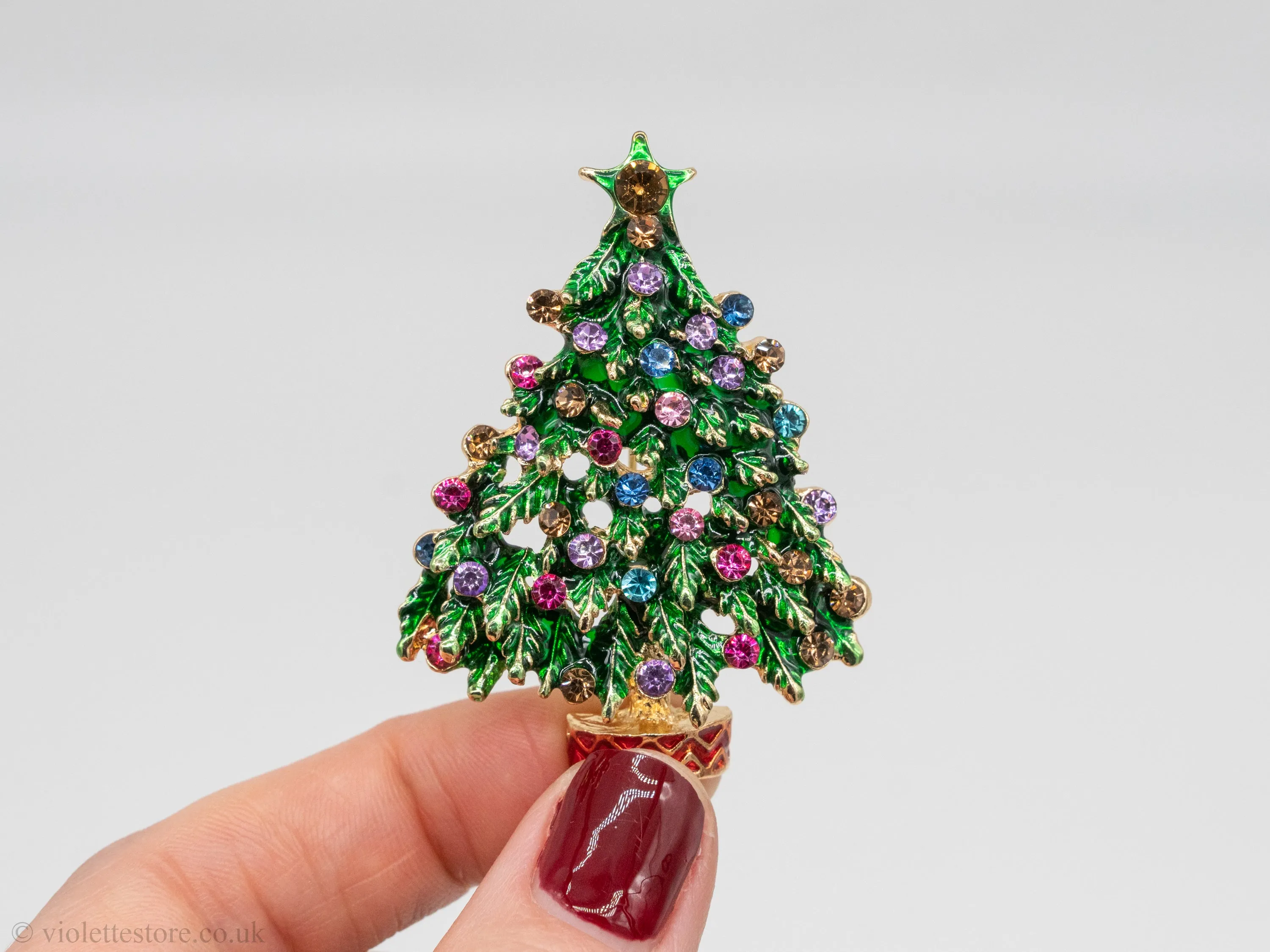 Christmas Tree Brooch