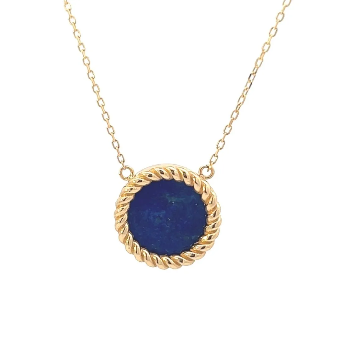 Cord Necklace in Lapis Lazuli
