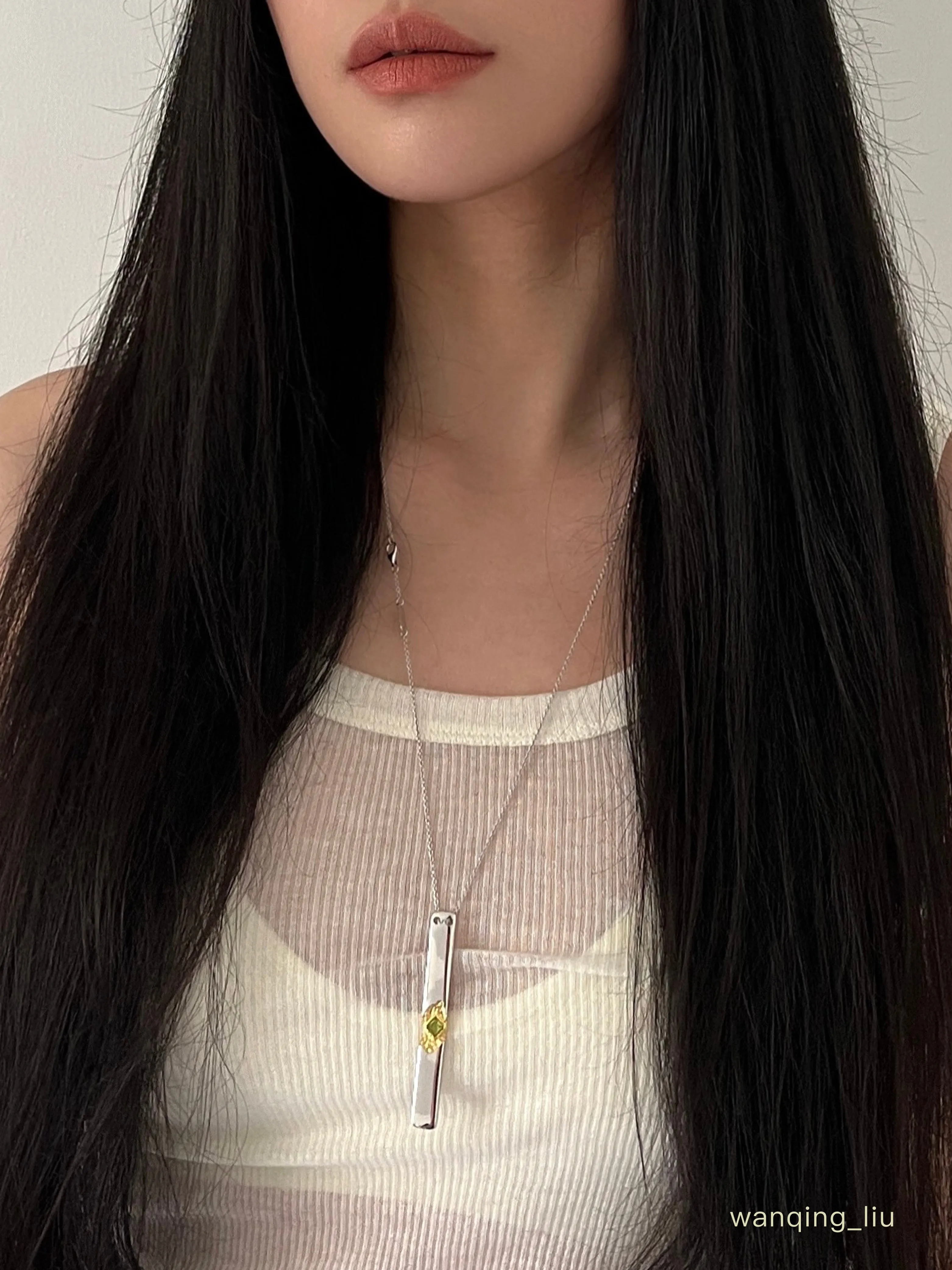 Crater Long Necklace