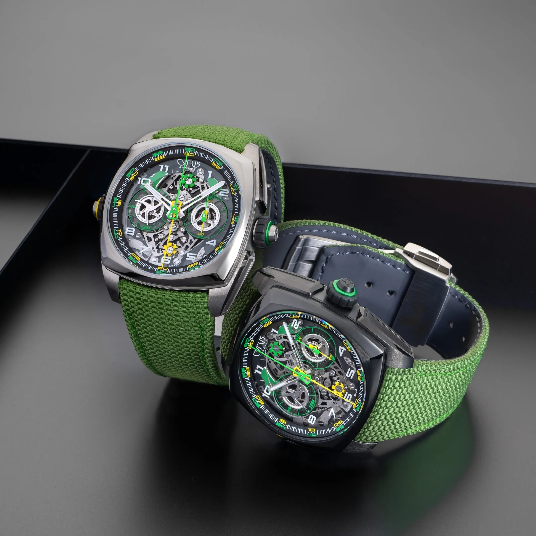 CYR Watch Klepcys DIC Lime DLC Titanium Limited Edition