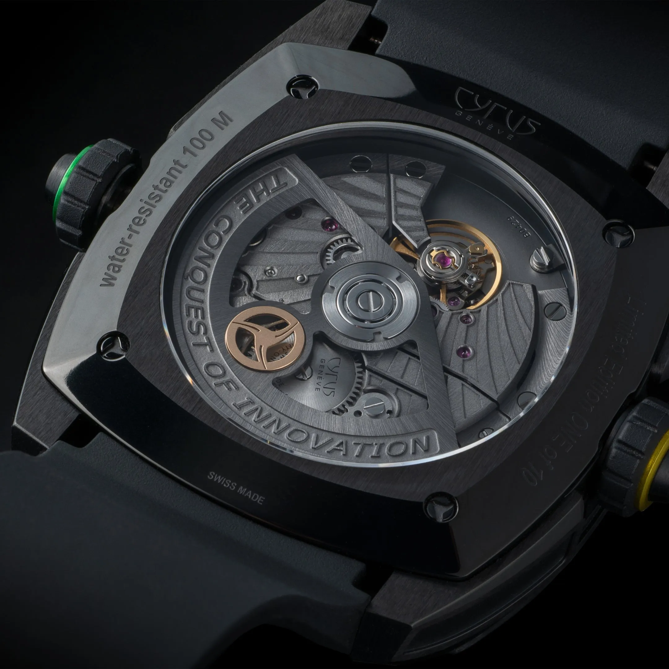 CYR Watch Klepcys DIC Lime DLC Titanium Limited Edition