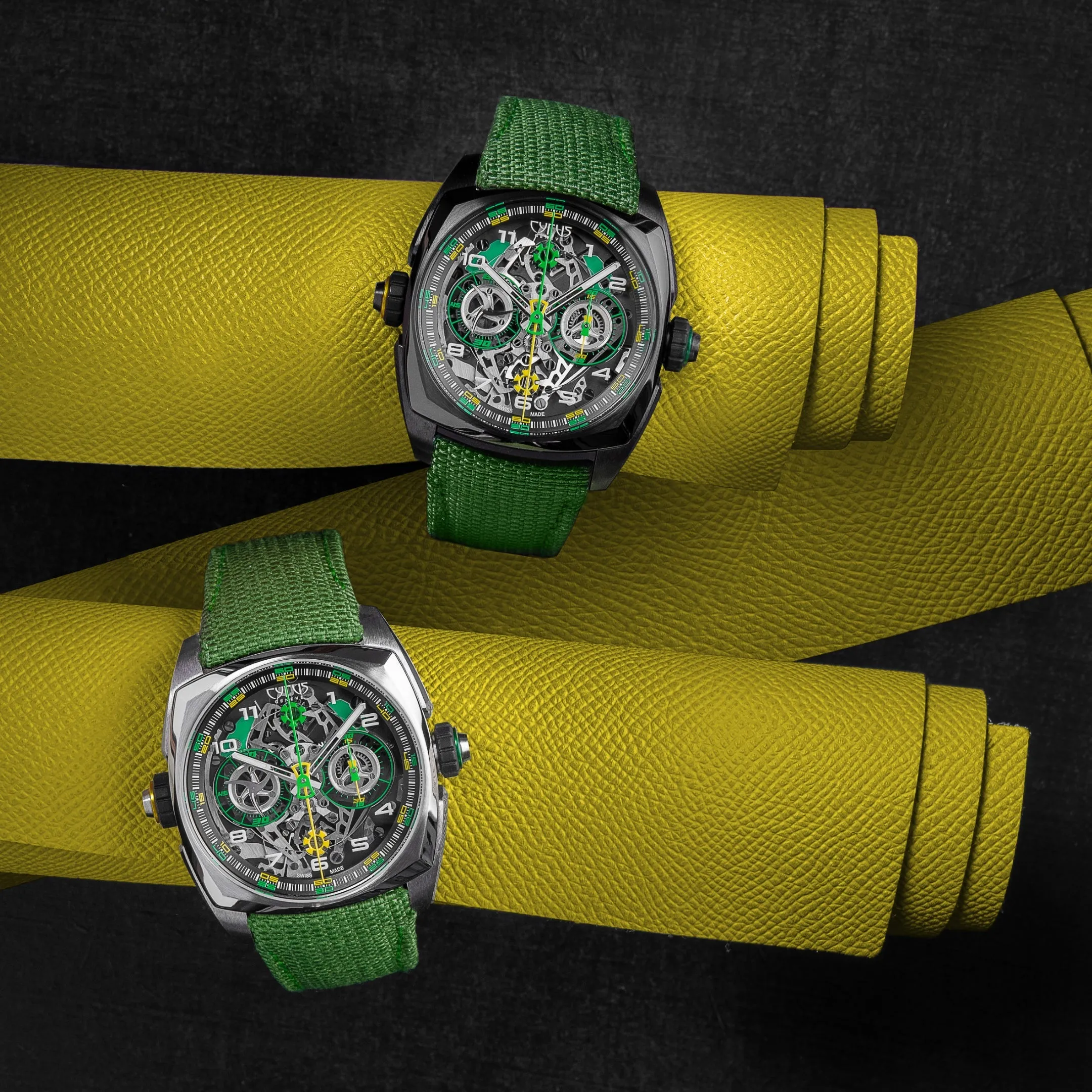 CYR Watch Klepcys DIC Lime DLC Titanium Limited Edition