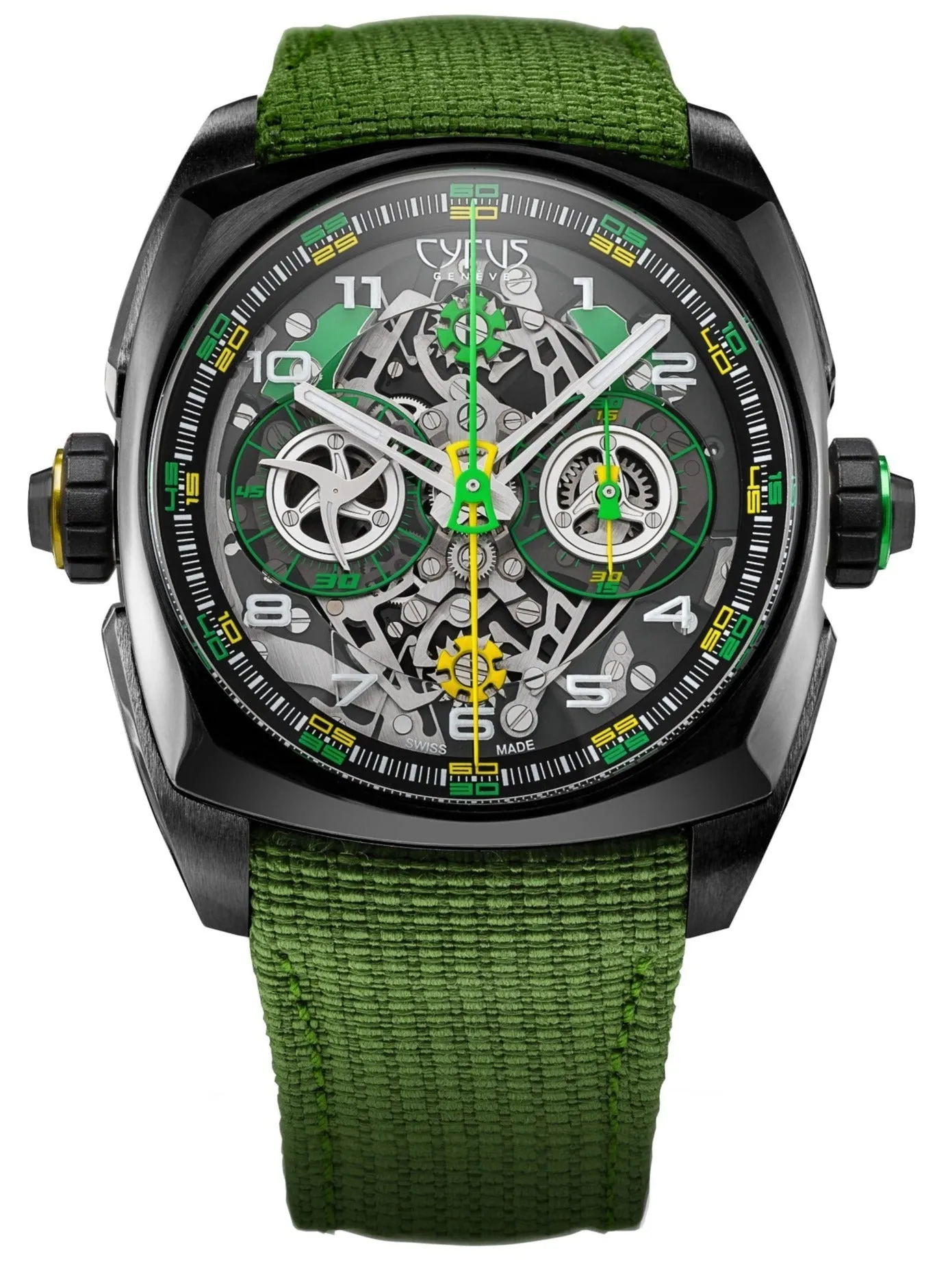 CYR Watch Klepcys DIC Lime DLC Titanium Limited Edition