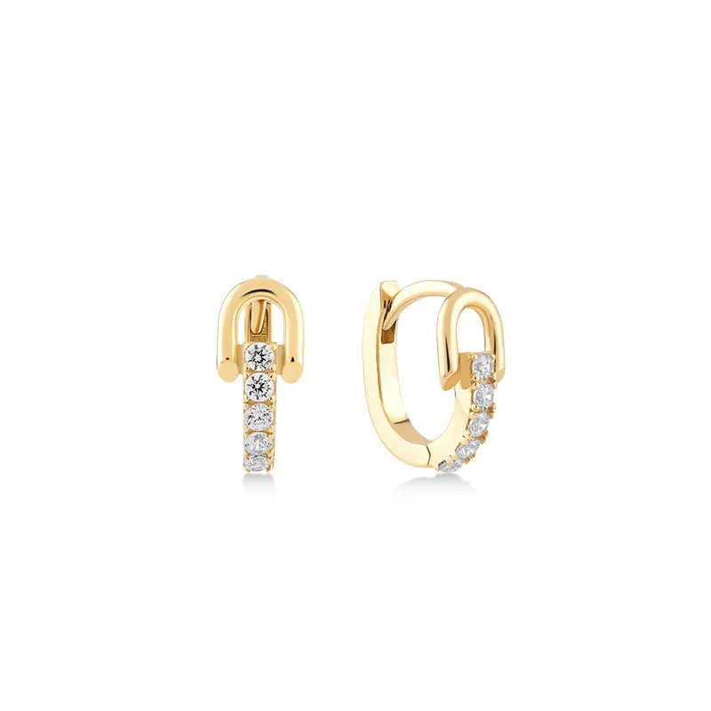 Dazzling Belt Earrings