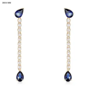 Dazzling Diamond Aura Danglers Earrings