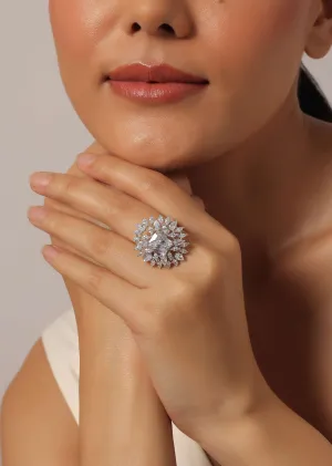 Dazzling Diamonds White Elegance Ring