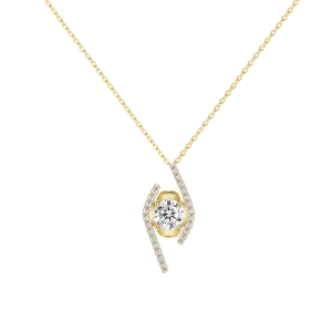 Devil’s Eye Moissanite Necklace