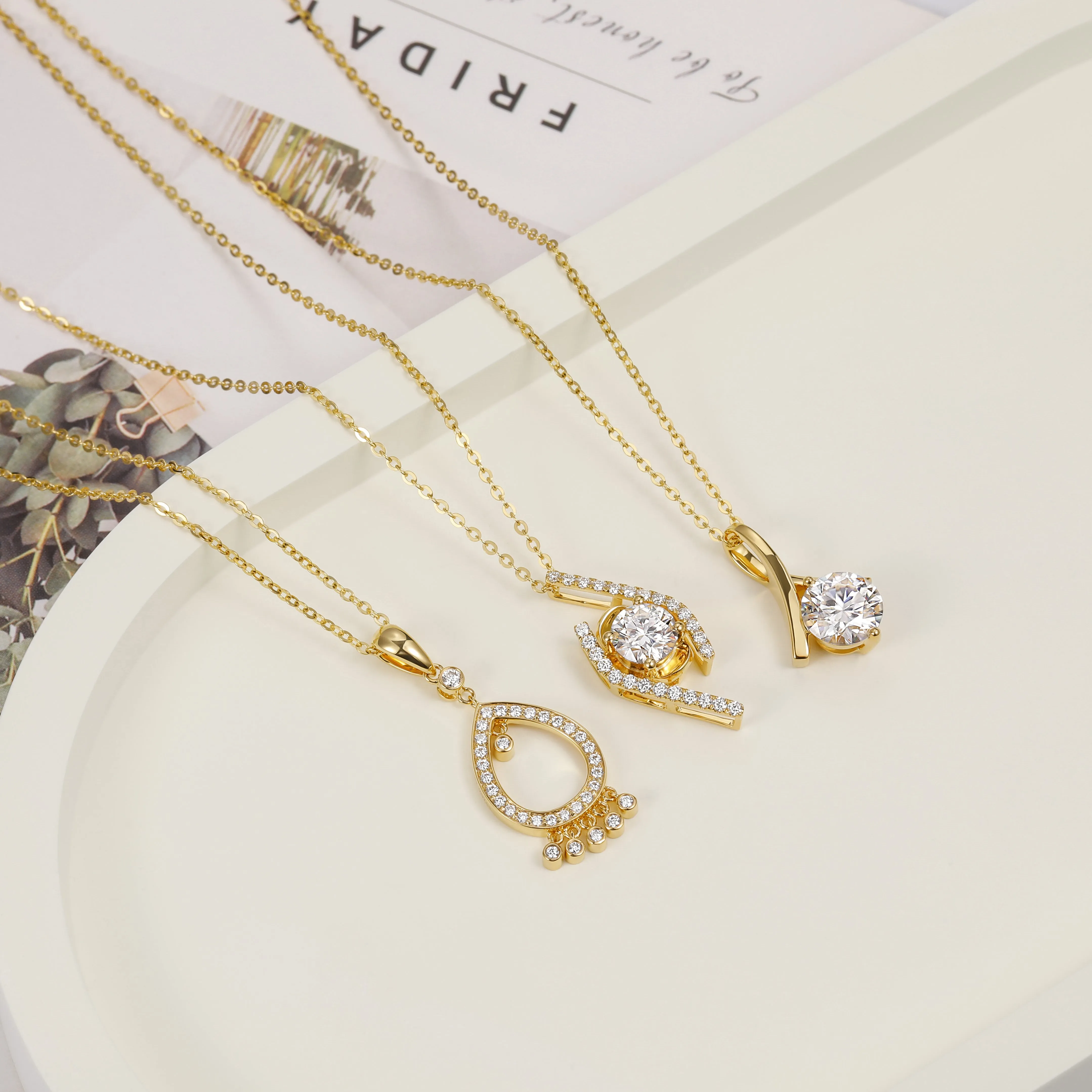 Devil’s Eye Moissanite Necklace