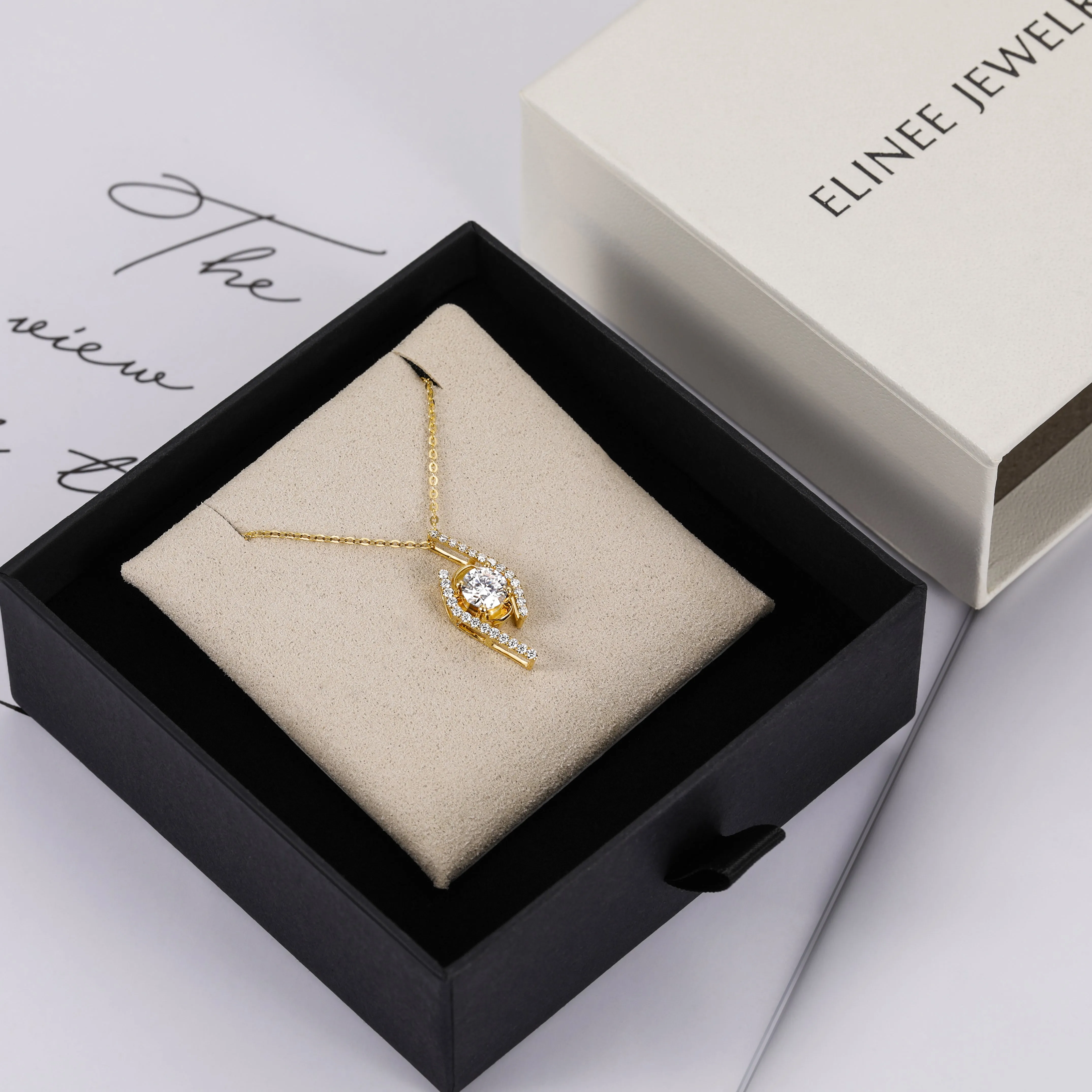 Devil’s Eye Moissanite Necklace