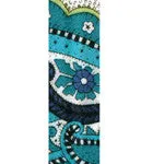 Diamante Evil Eye Lucky Charm Liberty Print Braid Bracelet