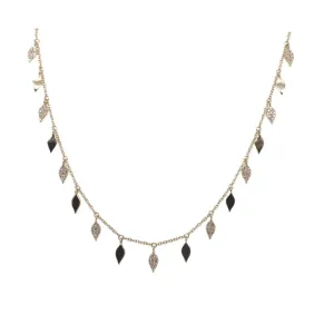 Diamond Leaf Necklace