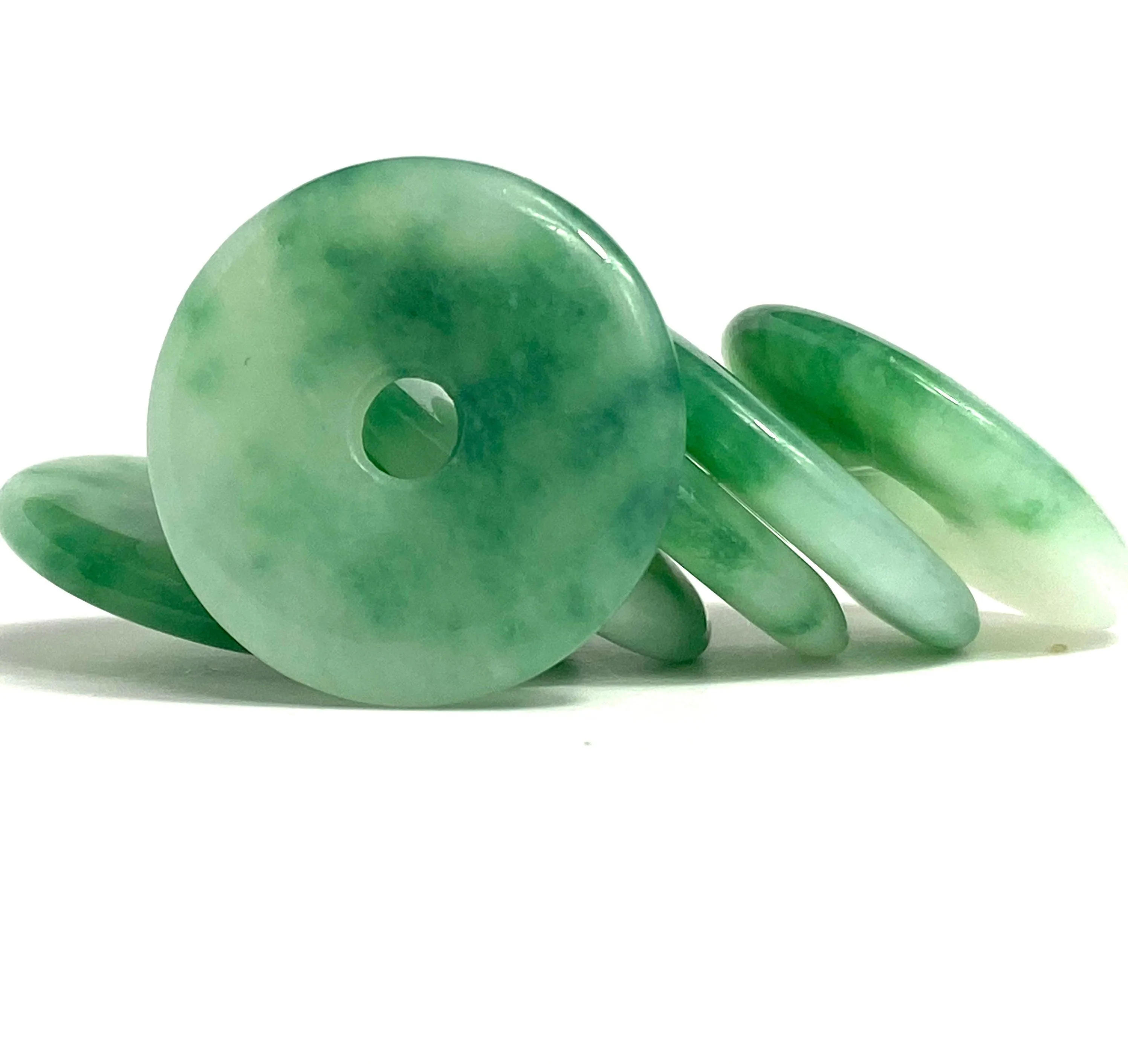Donut jade bead, SKU# BG84