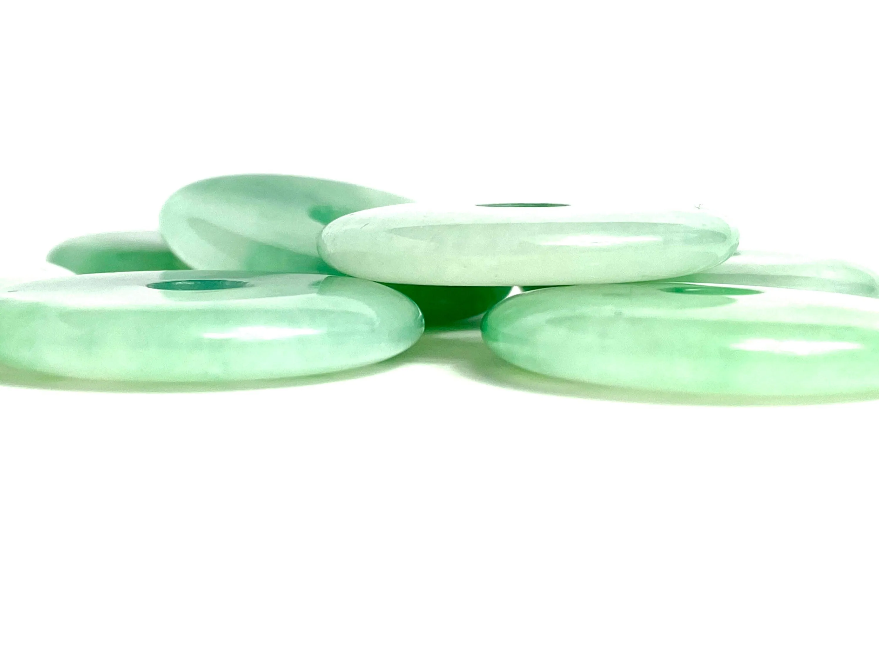 Donut jade bead, SKU# BG84