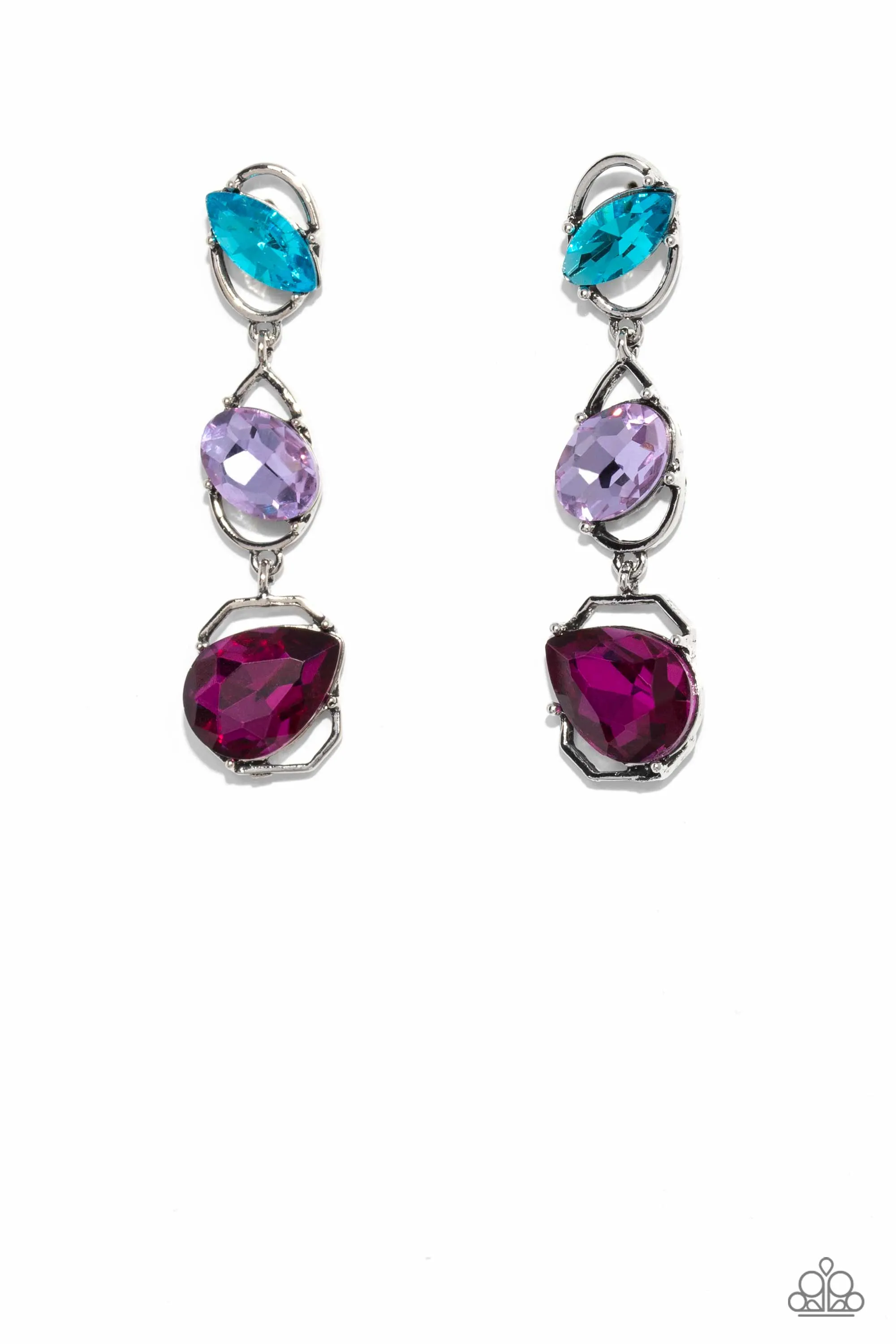 Earrings Dimensional Dance - Multi LOP E160