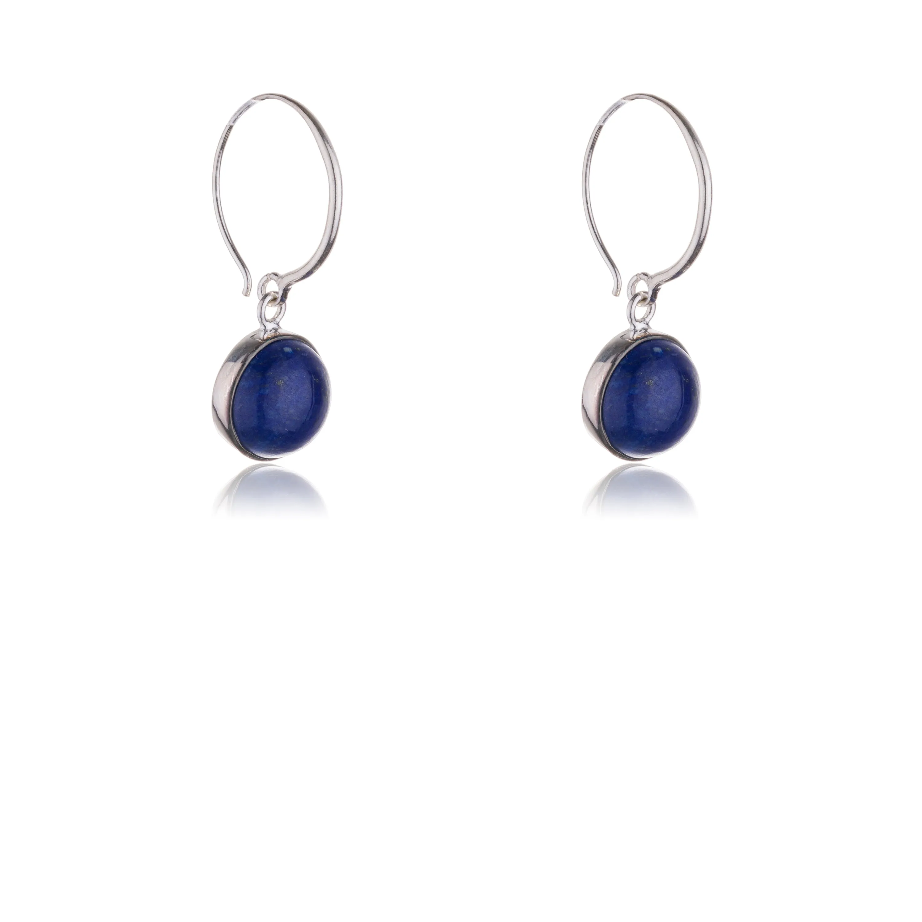 Elena, Lapis Drop, Sterling Silver