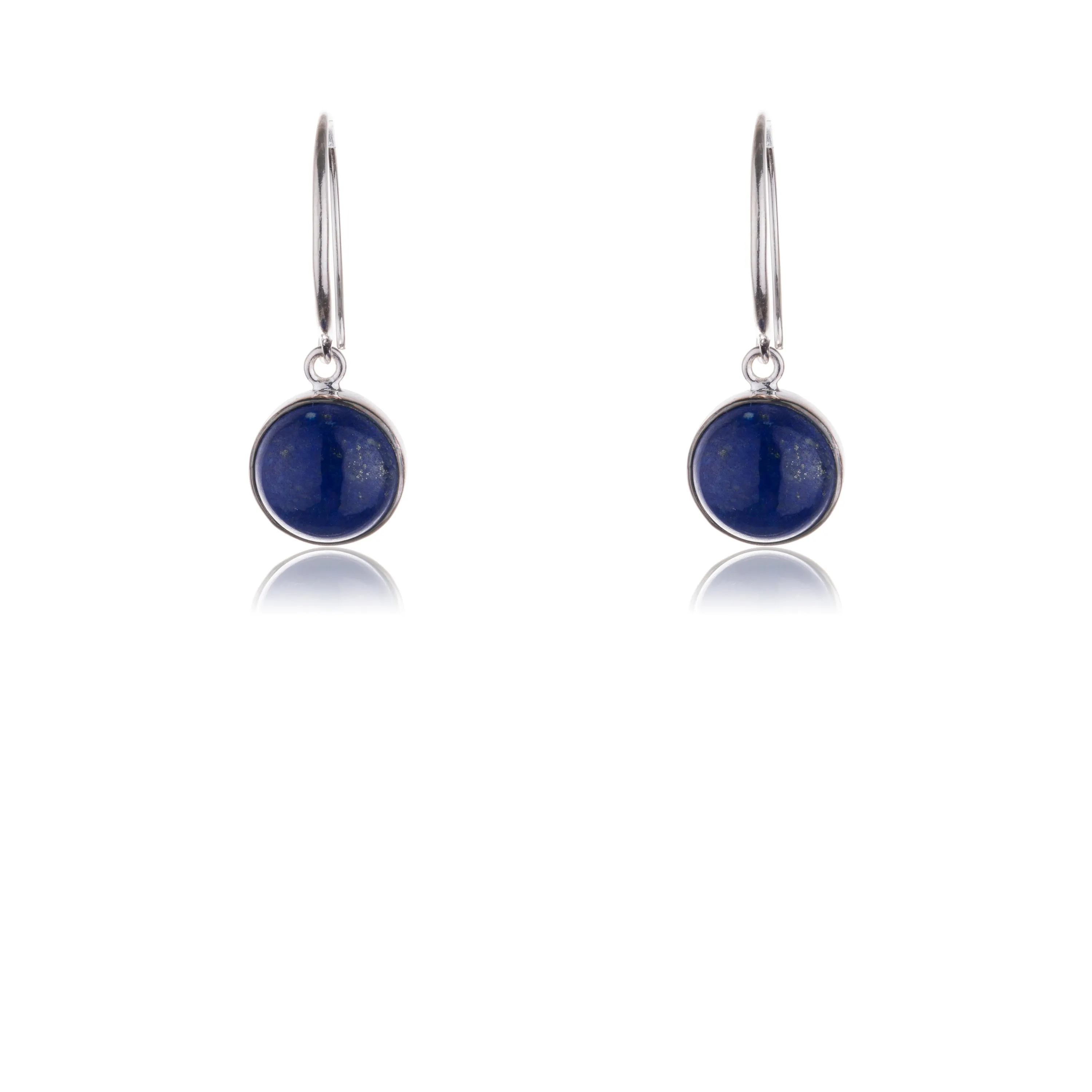 Elena, Lapis Drop, Sterling Silver