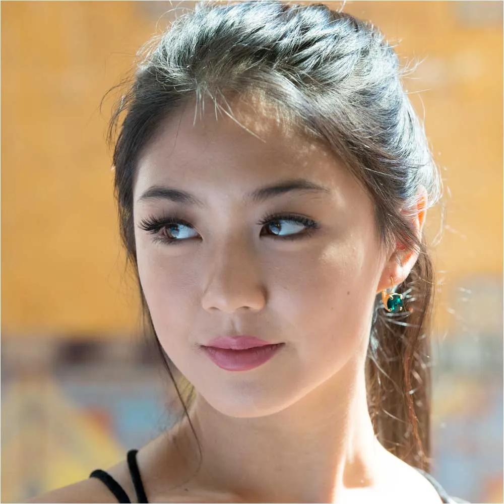 Emerald Sparkler Earring