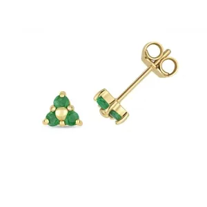 Emerald Stud Earrings ED240E