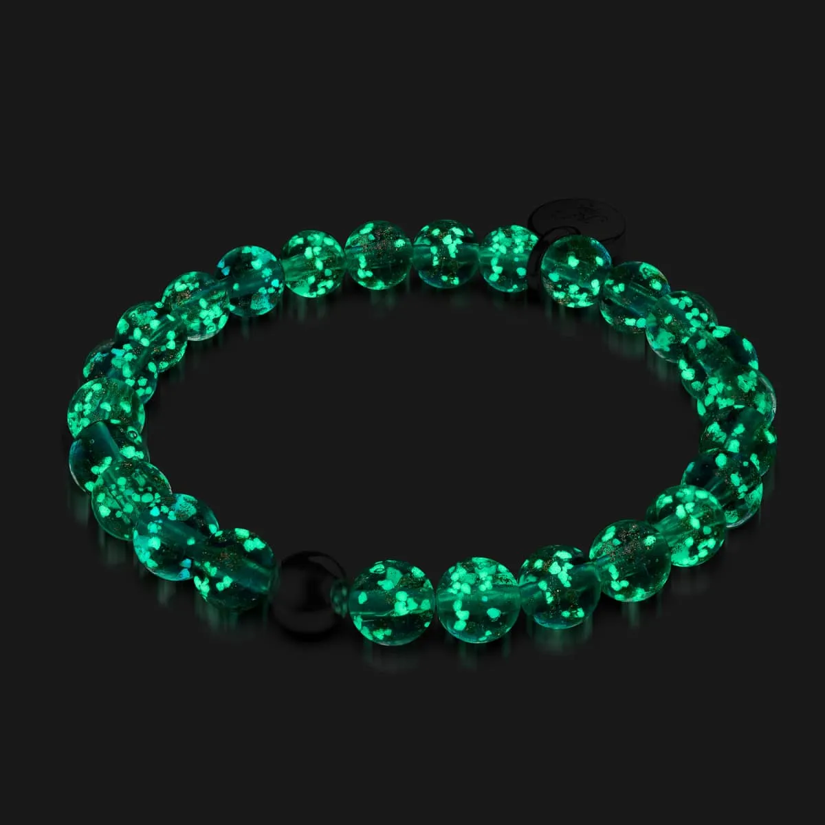 Evergreen | .925 Sterling Silver | Firefly Glass Bracelet