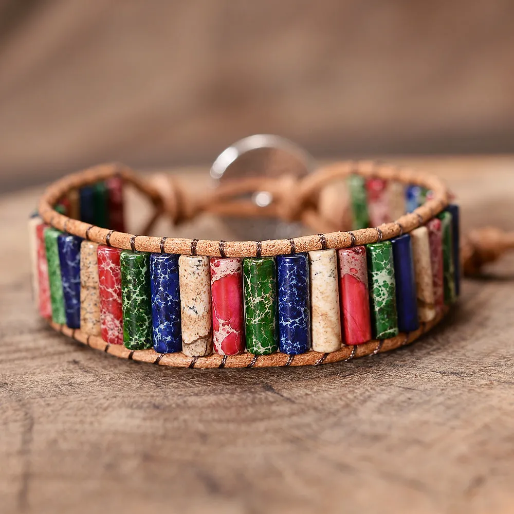Fashion Emperor Turquoise Bracelet Hand Woven