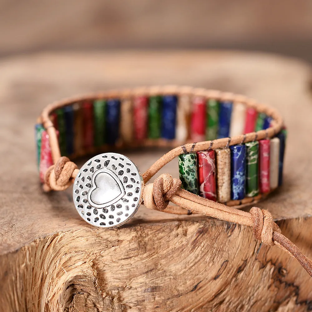 Fashion Emperor Turquoise Bracelet Hand Woven