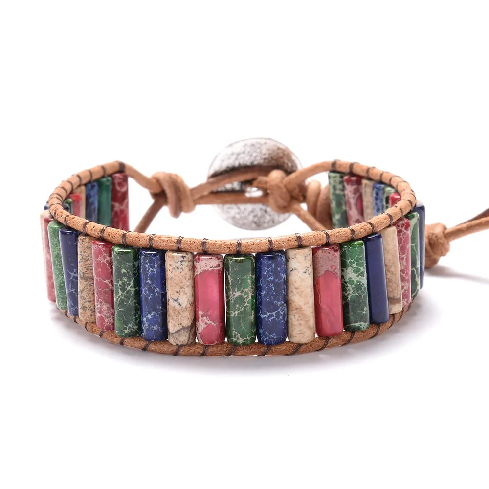Fashion Emperor Turquoise Bracelet Hand Woven
