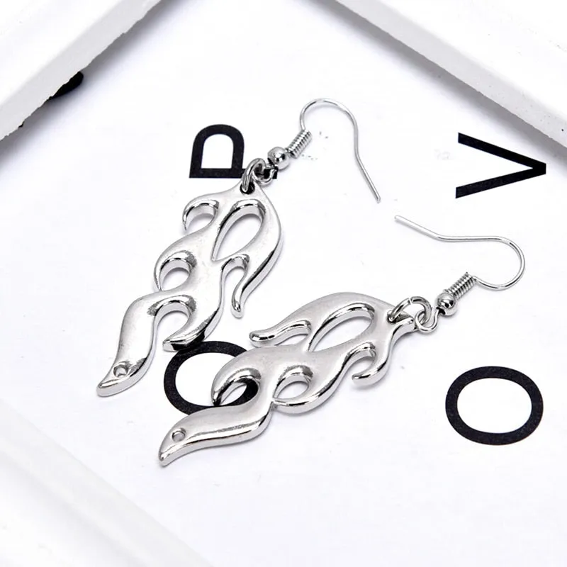 Flame Earrings Style Earrings for Women Jewelry Drop Earrings