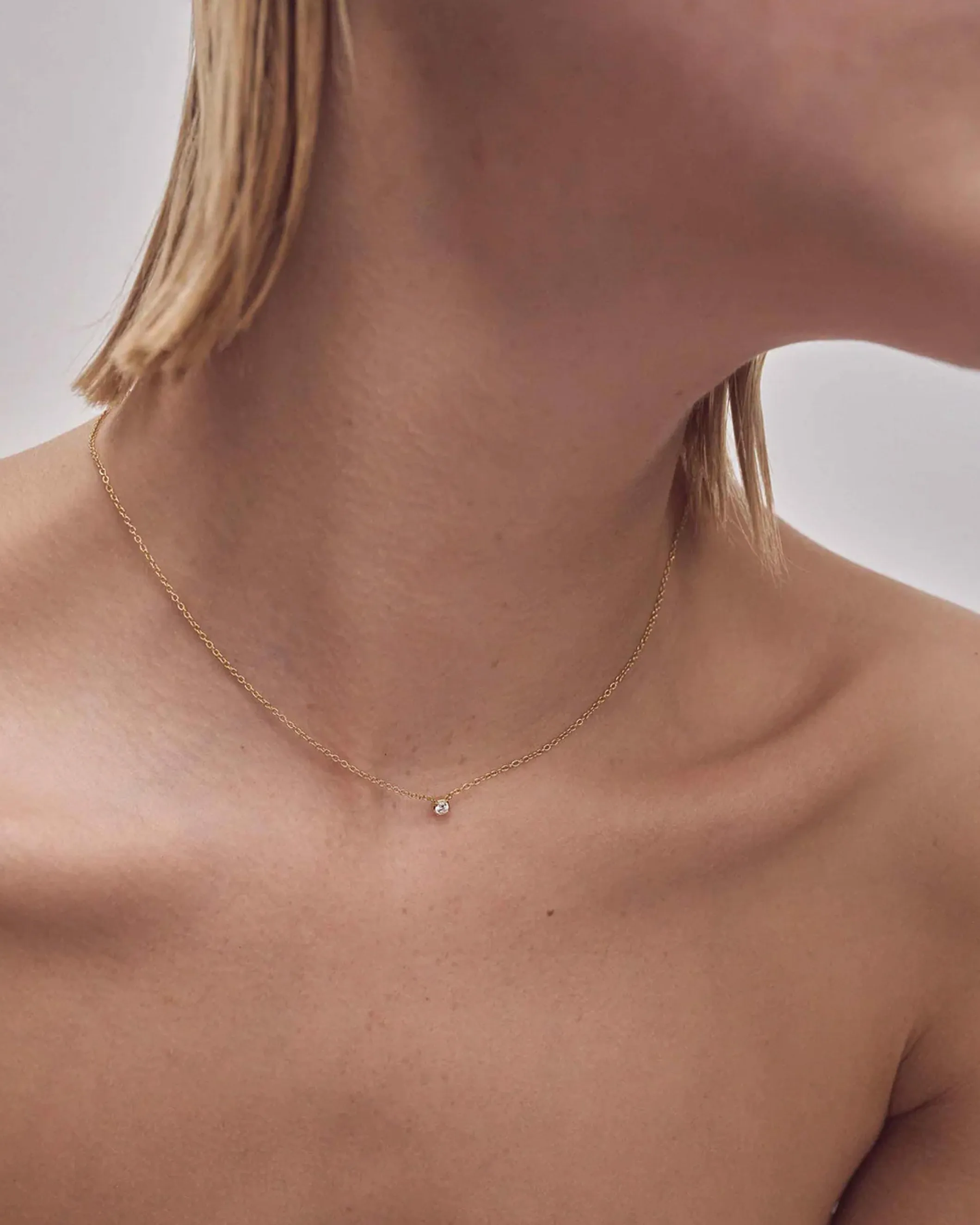 Floating Stone Necklace