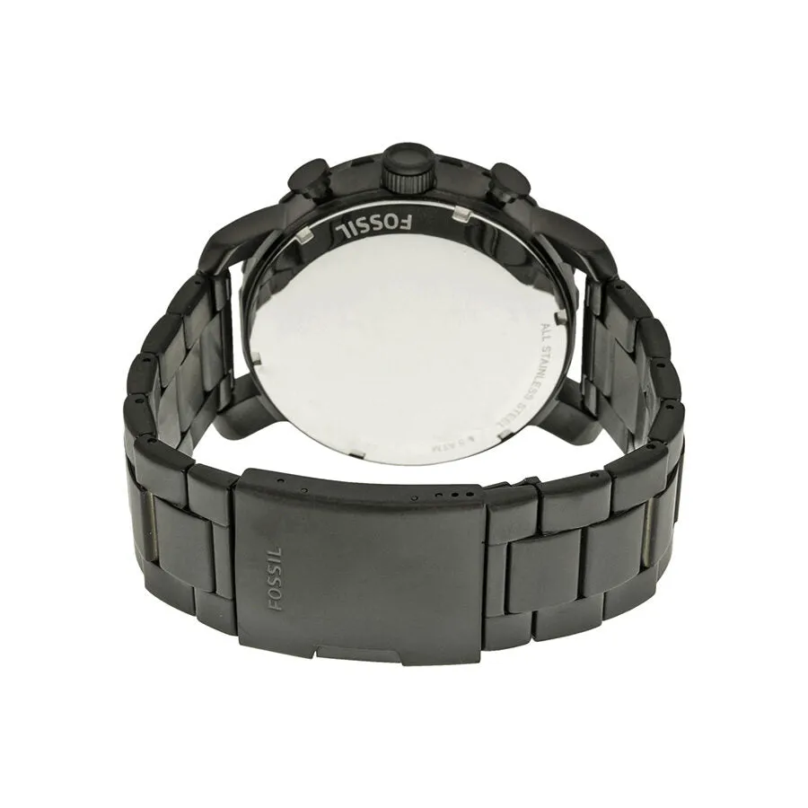 Fossil Nate Chronograph Black Ion-plated Men's Watch JR1356