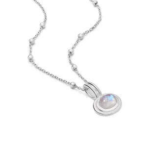 Gemstone Pendant Necklace Sterling Silver