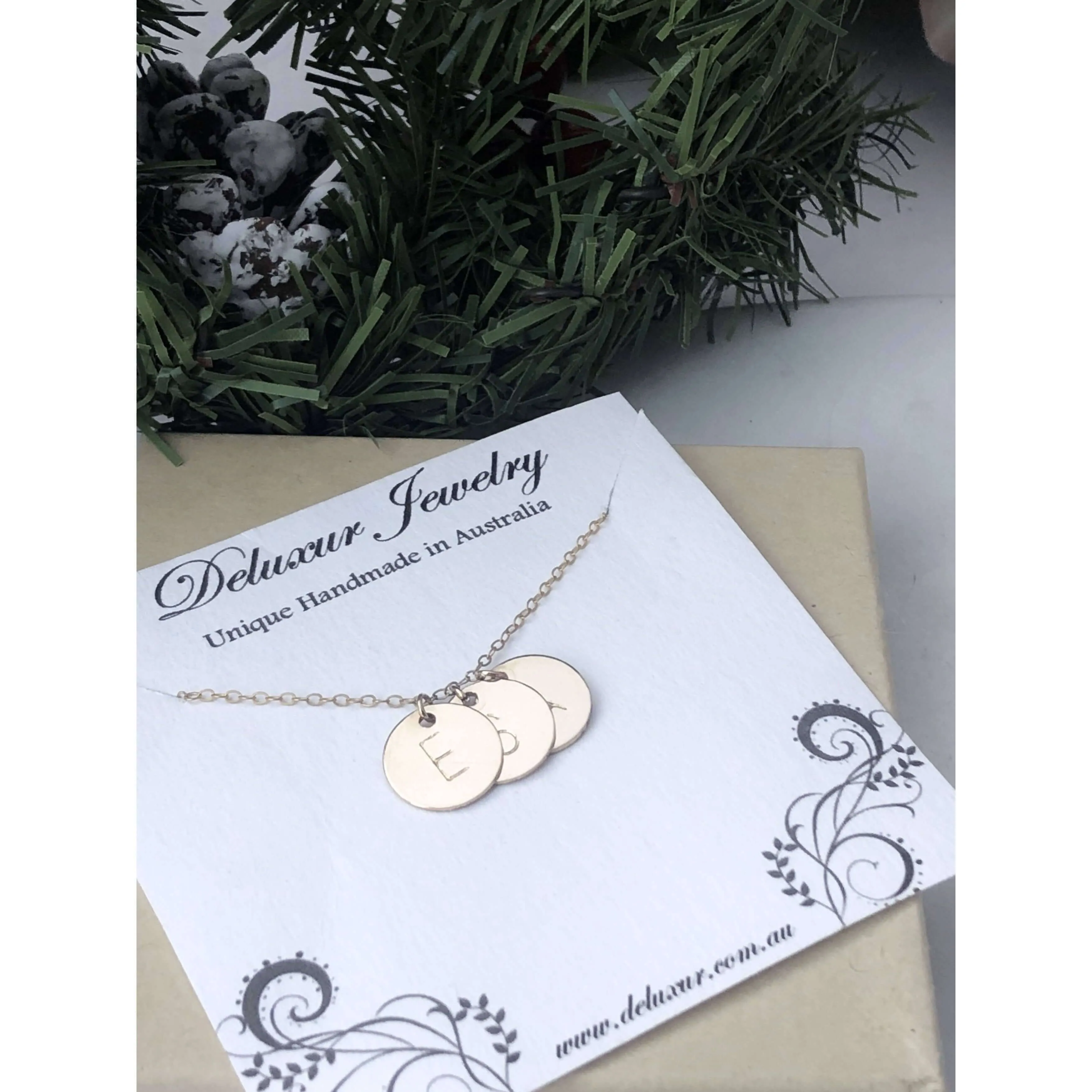 Gold 3 Discs Necklace