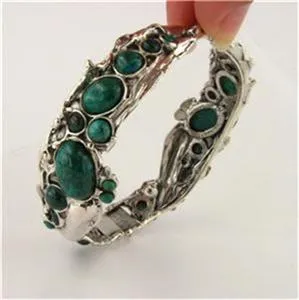 Hadar Designers Handmade Sterling Silver Baltic Amber Bangle Bracelet