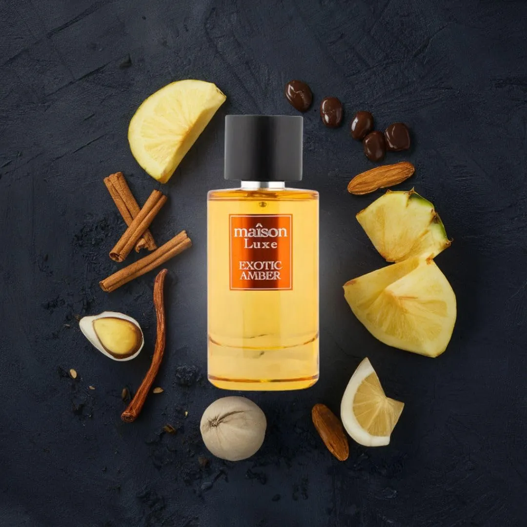 Hamidi MAÎSON LUXE EXOTIC AMBER EDP Perfume - 110ML  (Inspired by Kilian - Angels' Share)
