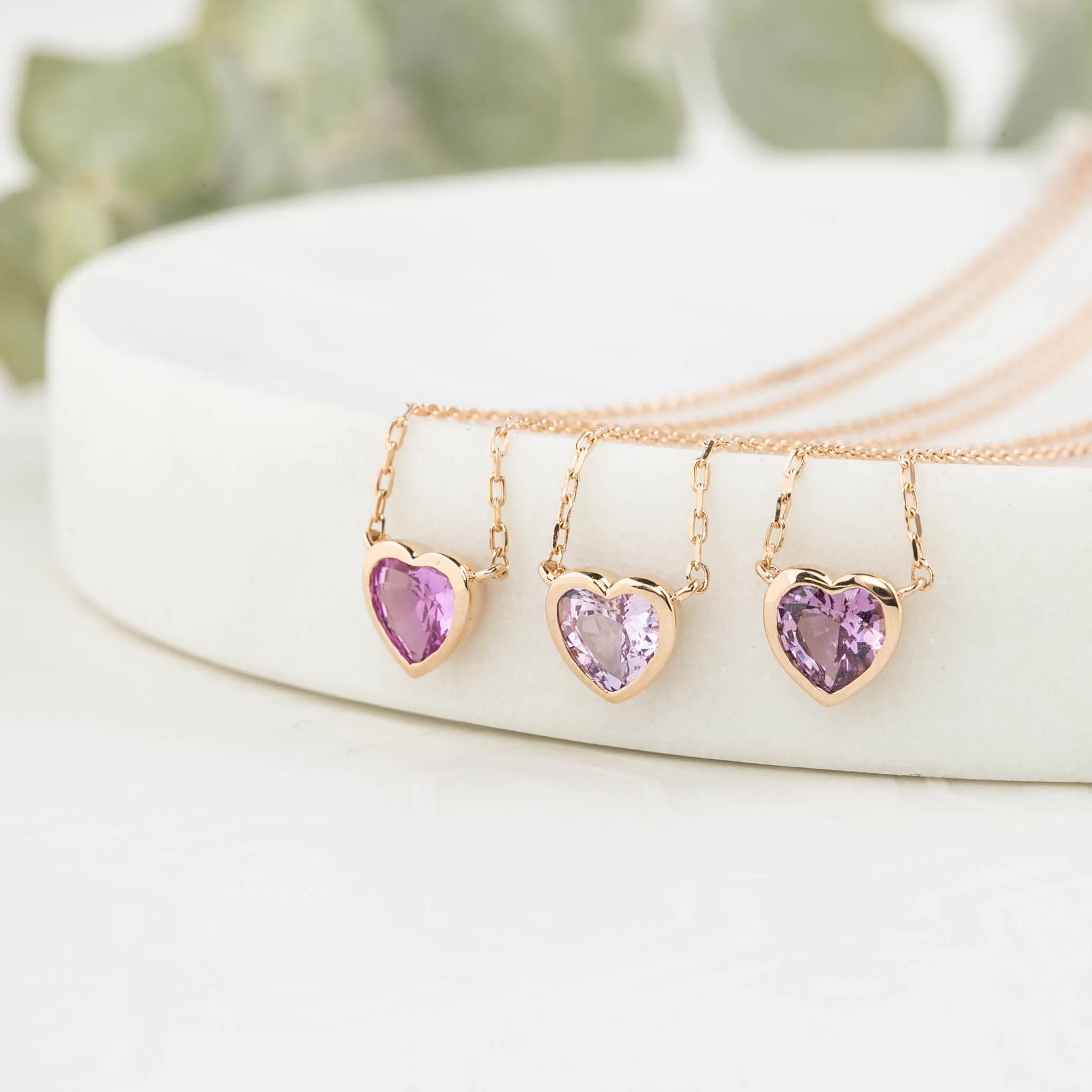 Heart Bezel Necklace Setting
