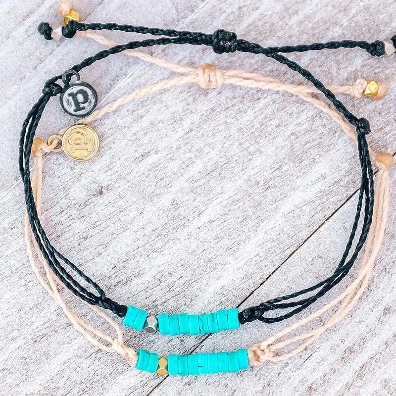 HESHI BEAD BRACELET | BLACK