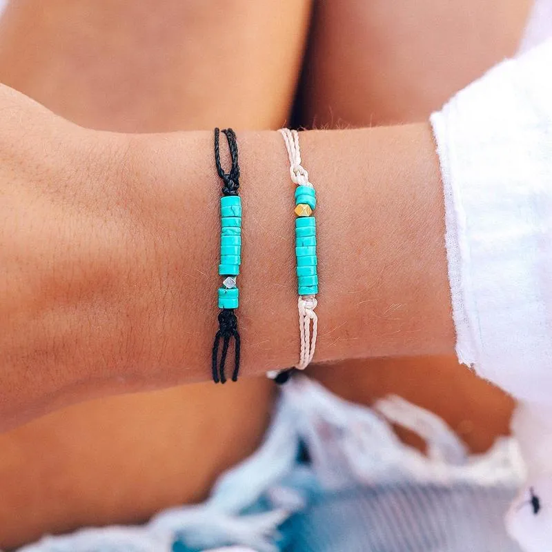 HESHI BEAD BRACELET | BLACK