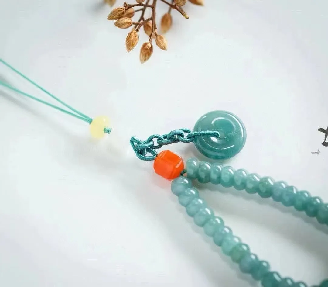 Ice blue water bead bracelet-ZROLMA(SC2024924001)