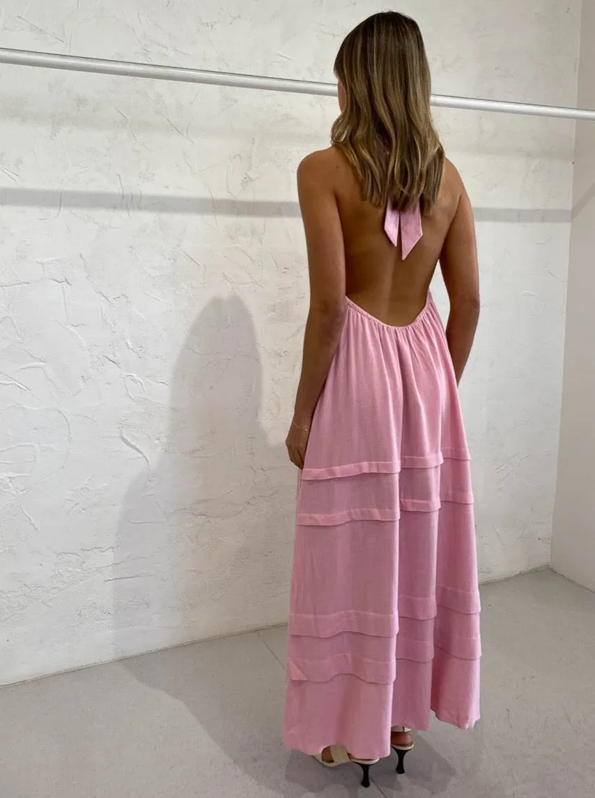 Issy Juno Dress in Salt Water Taffy