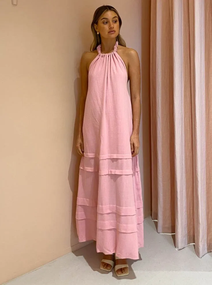 Issy Juno Dress in Salt Water Taffy