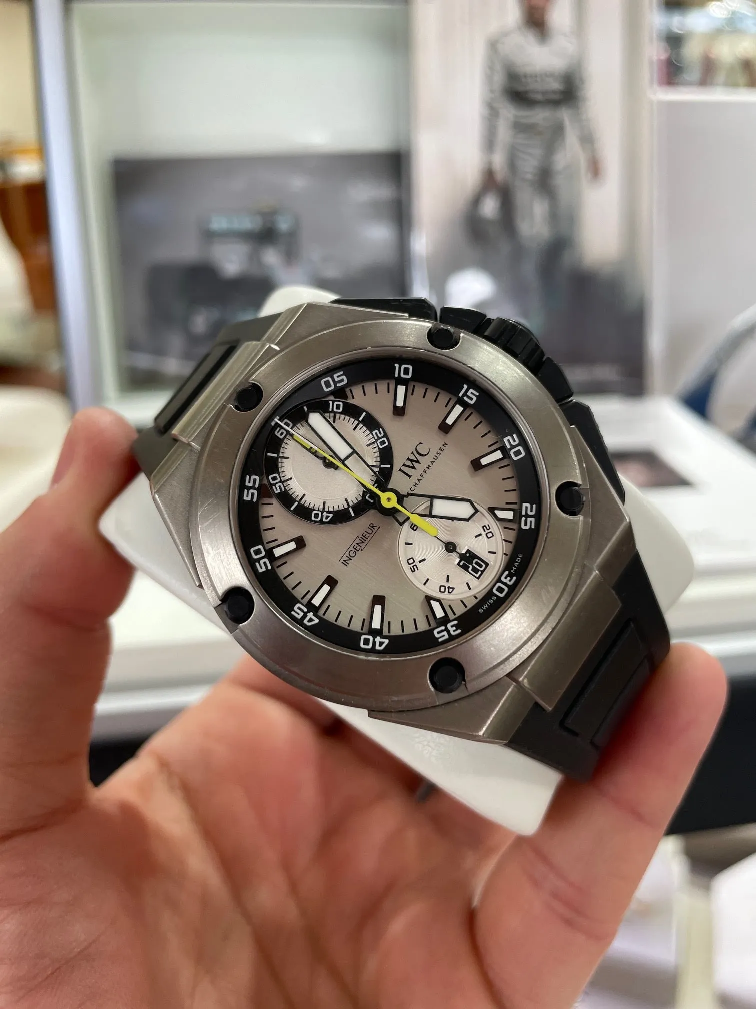 IWC Ingenieur Chronograph Nico Rosberg Edition IW379603 Box and Papers PreOwned