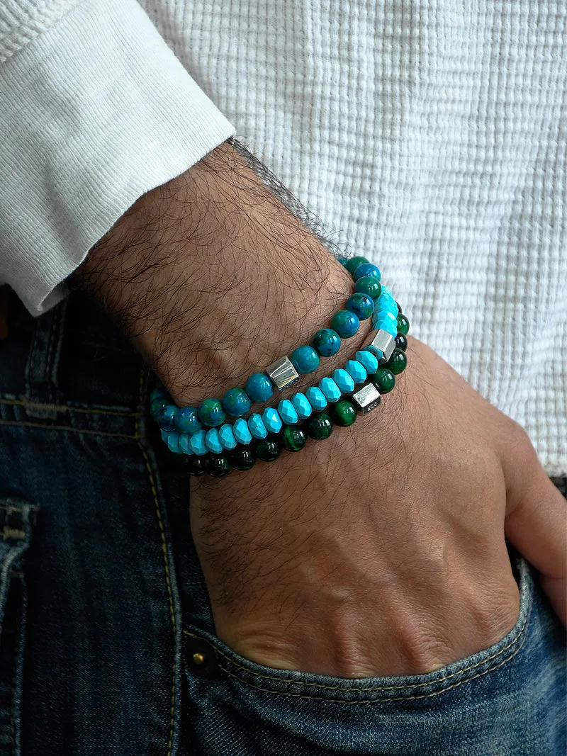 Jac Jo Soul Turquoise Rondelle Bracelet