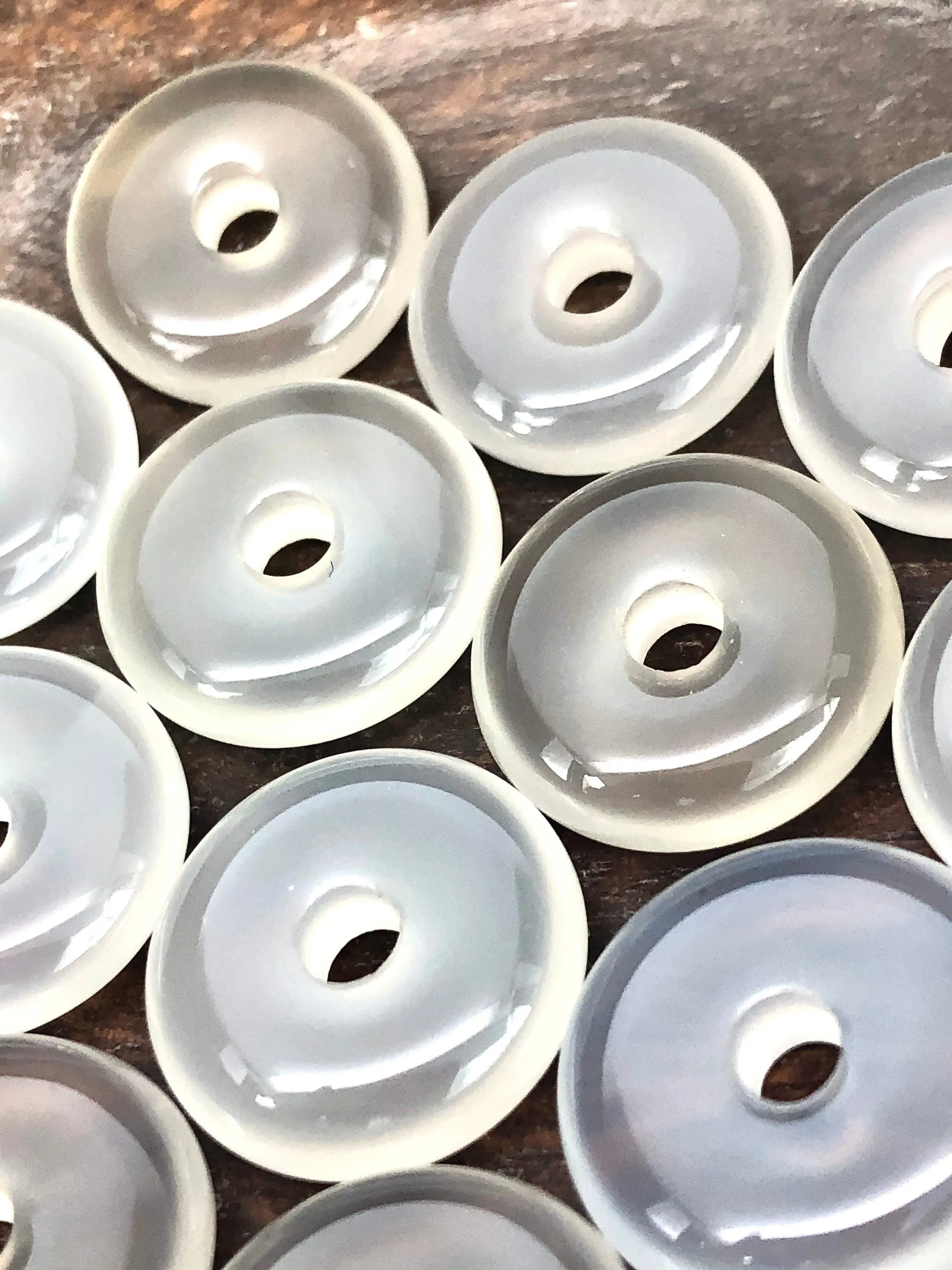 Jade Donut Bead Sku#BG122-1