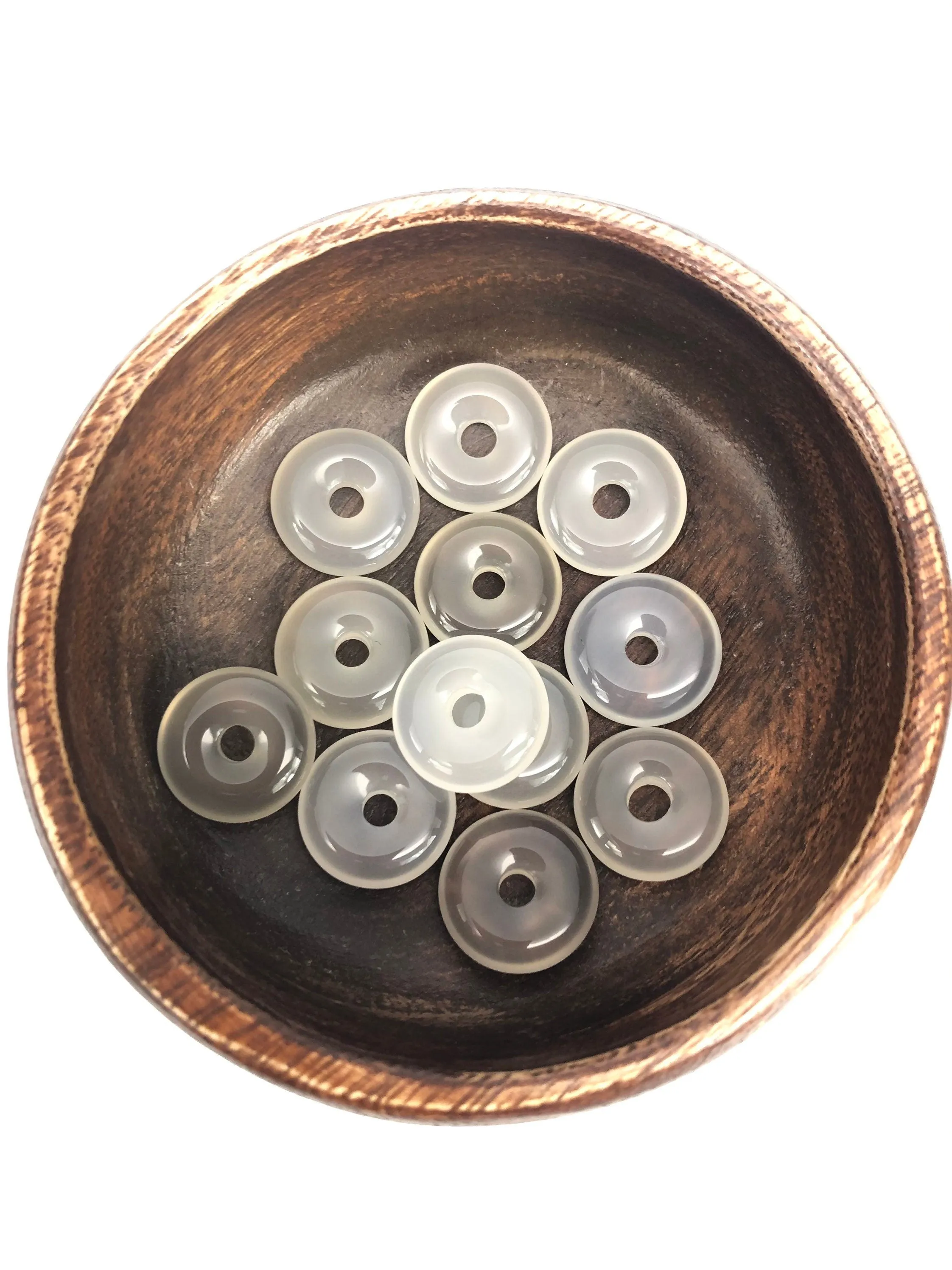 Jade Donut Bead Sku#BG122-1