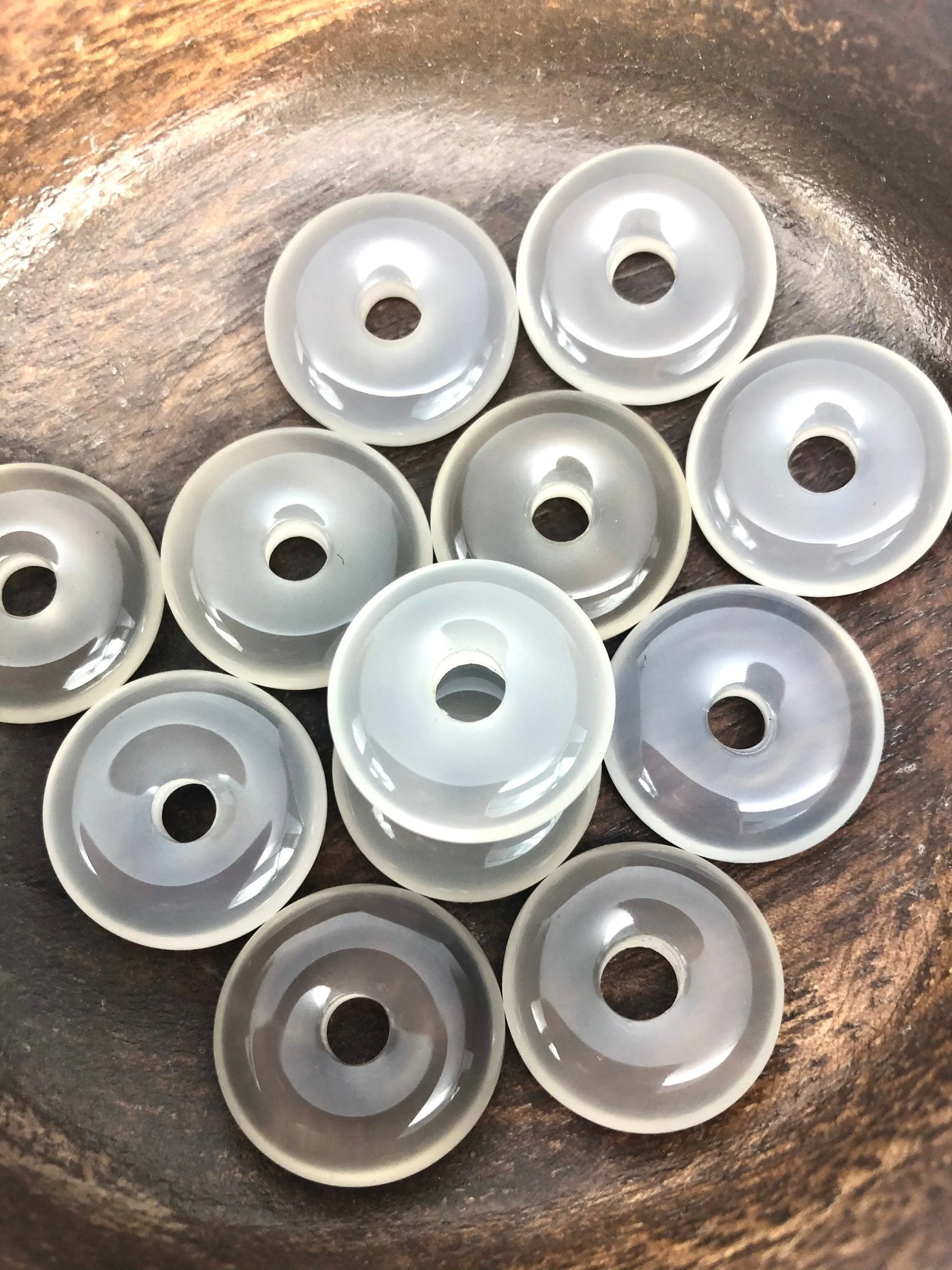 Jade Donut Bead Sku#BG122-1