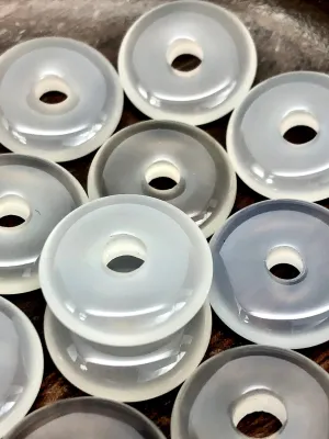 Jade Donut Bead Sku#BG122-1