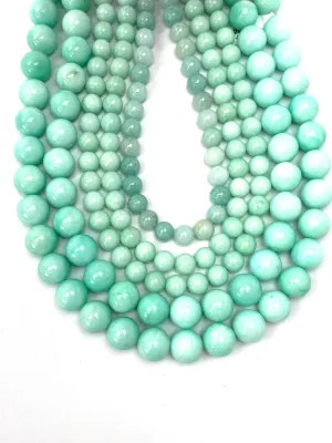 Lala jade bead strand, Jade Beads, Blue Jade, SKU#A19