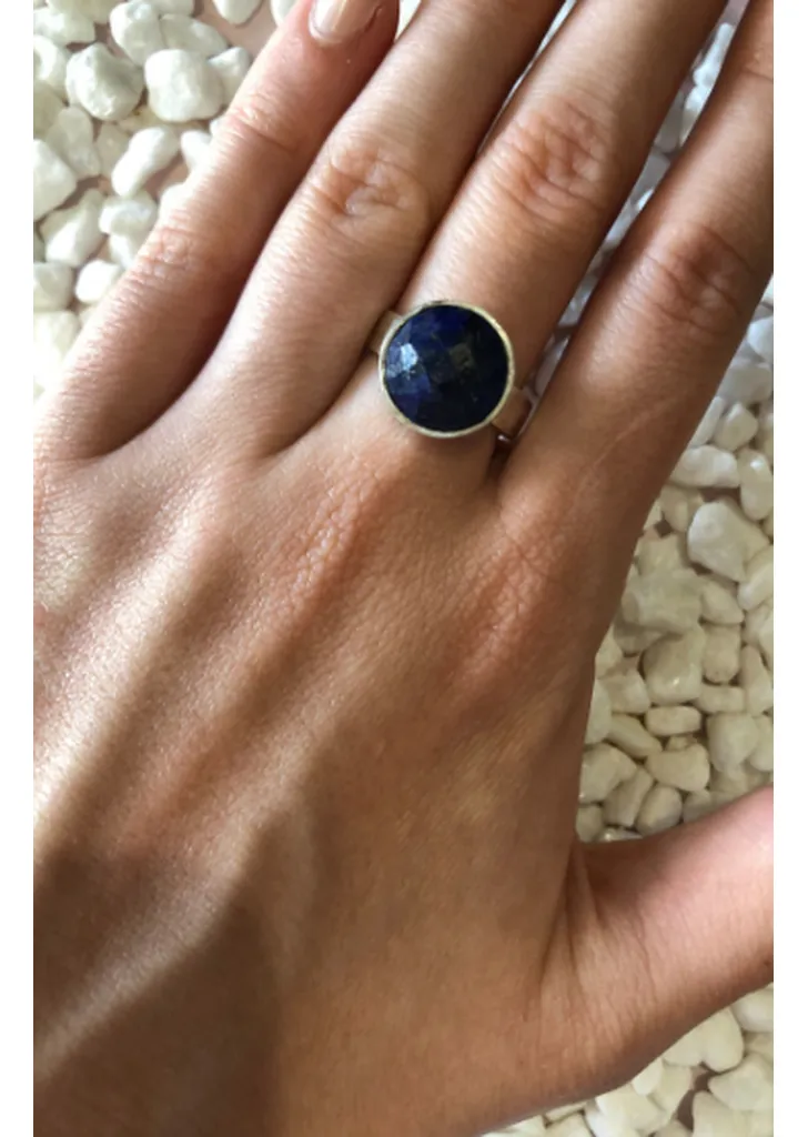 Lapis Adjustable Ring